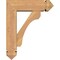 Ekena Millwork Legacy Arts and Crafts Smooth Bracket w/ Offset Brace, Western Red Cedar, 5 1/2"W x 16"D x 20"H BKT0604X16X20LEC03SWR - alternate 2